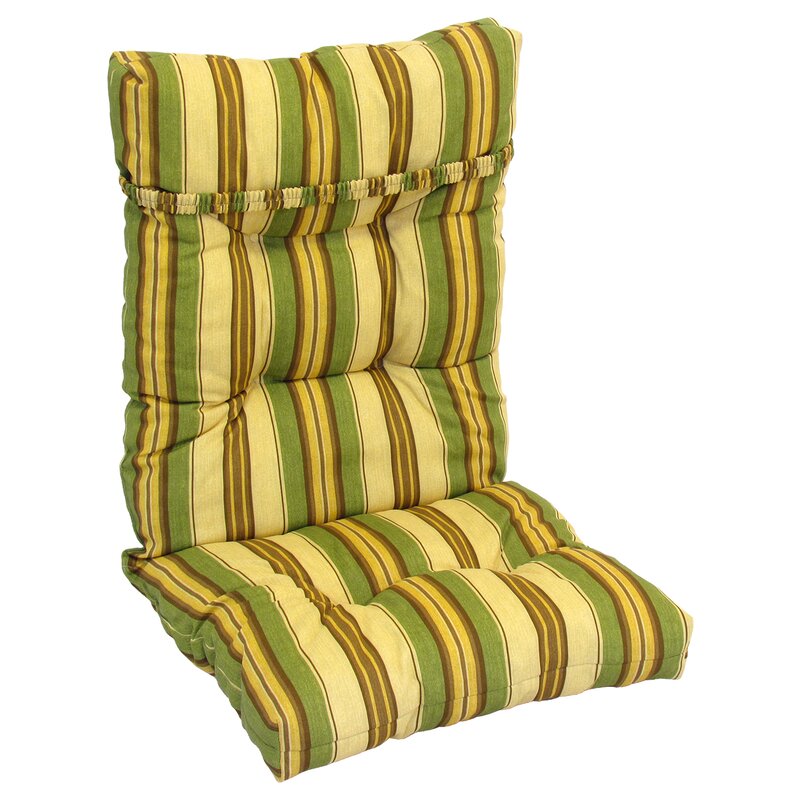 Charlton Home High Back Indoor/Outdoor Dining Chair Cushion | Wayfair.ca